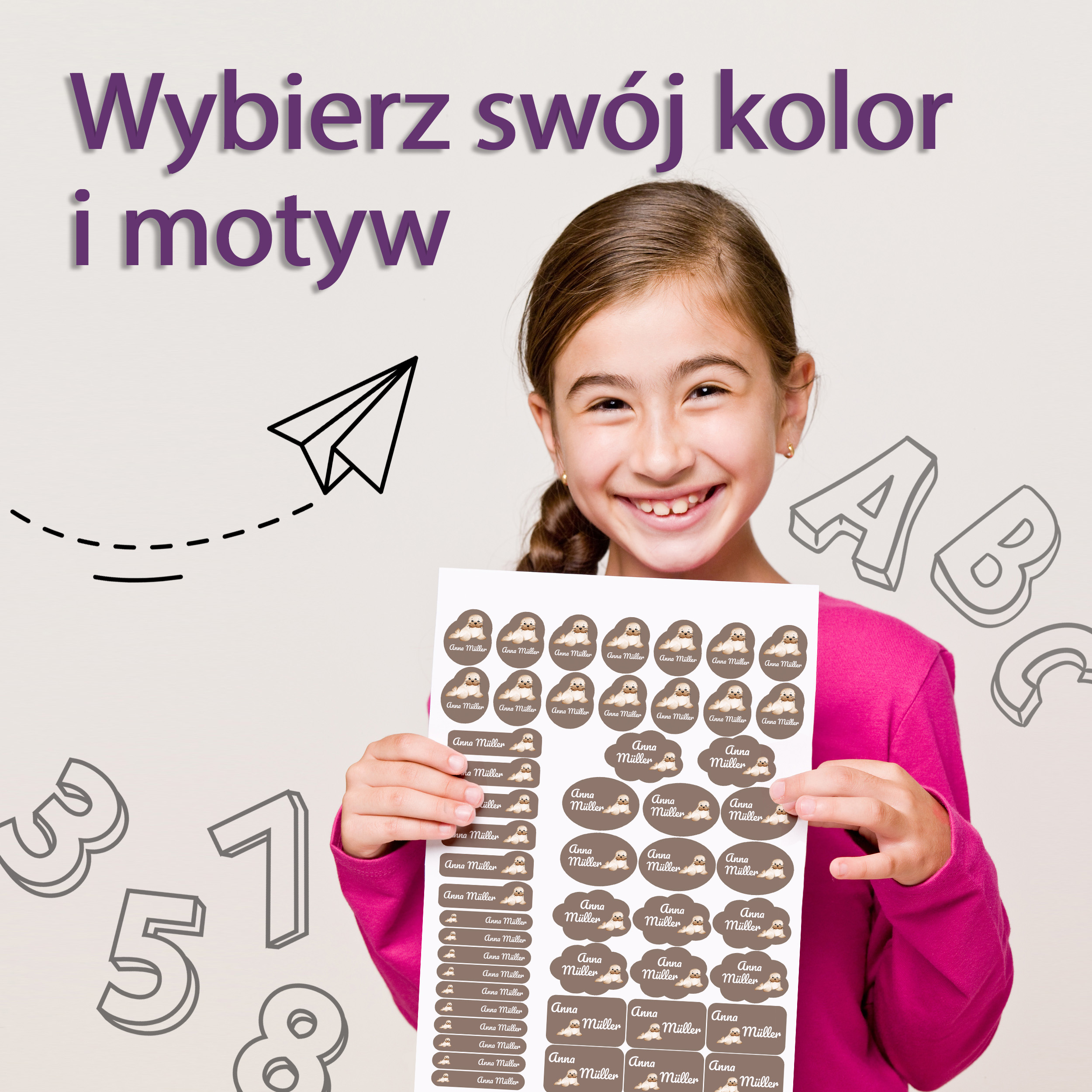Naklejki imienne – zdjęcie 3